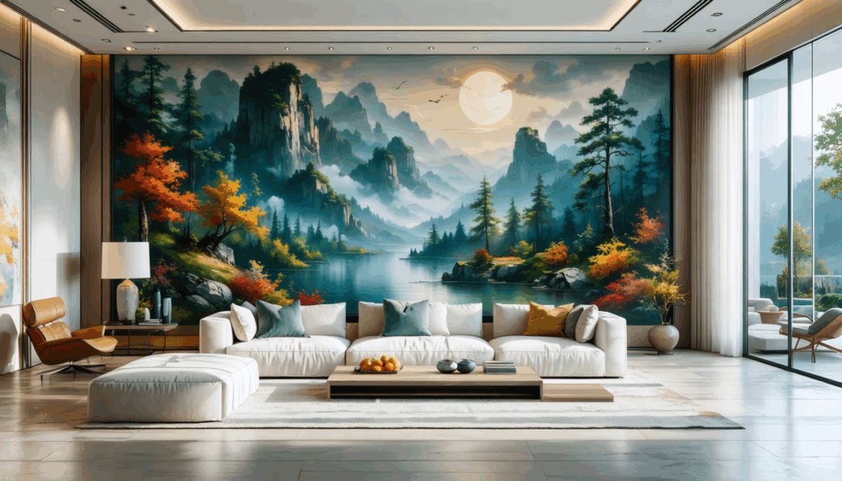 transformez vos murs en véritables œuvres d'art avec notre papier peint panoramique, pour un intérieur unique et élégant.