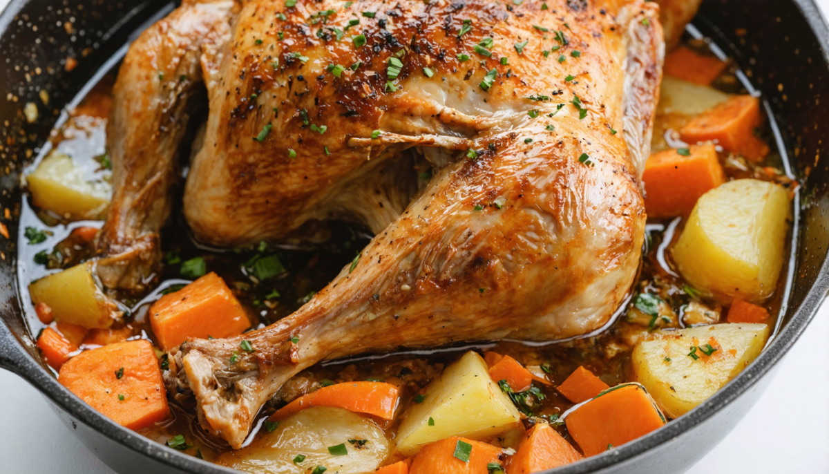 découvrez la recette incontournable pour réussir une cuisse de dinde moelleuse mijotée en cocotte, savoureuse et tendre à souhait, parfaite pour un repas convivial.