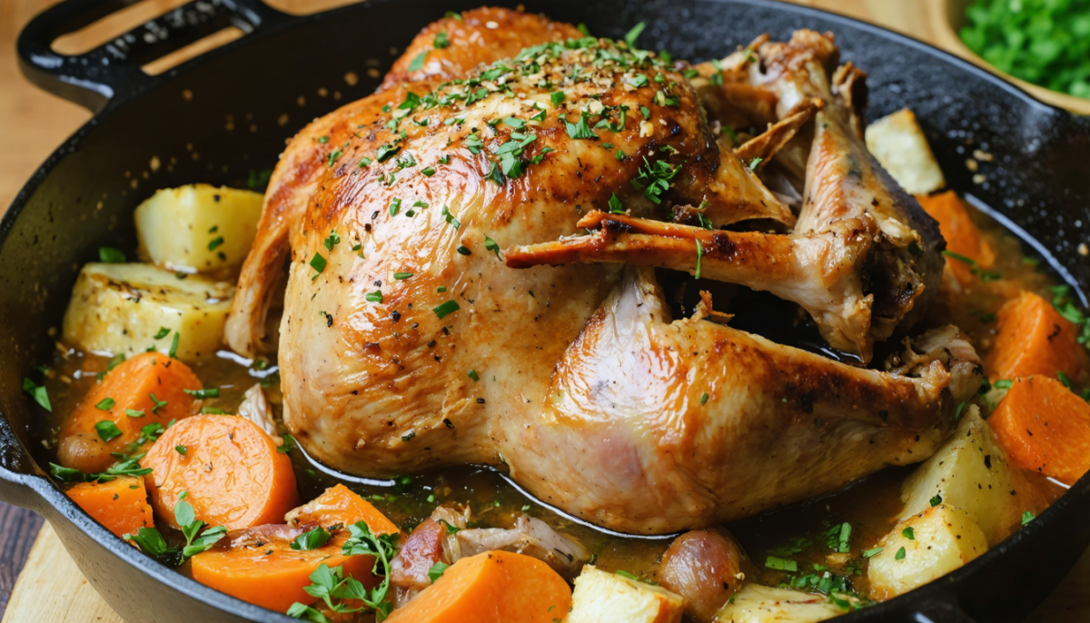 découvrez comment réussir une cuisse de dinde moelleuse mijotée en cocotte grâce à notre recette incontournable, facile à suivre pour un plat savoureux et fondant.
