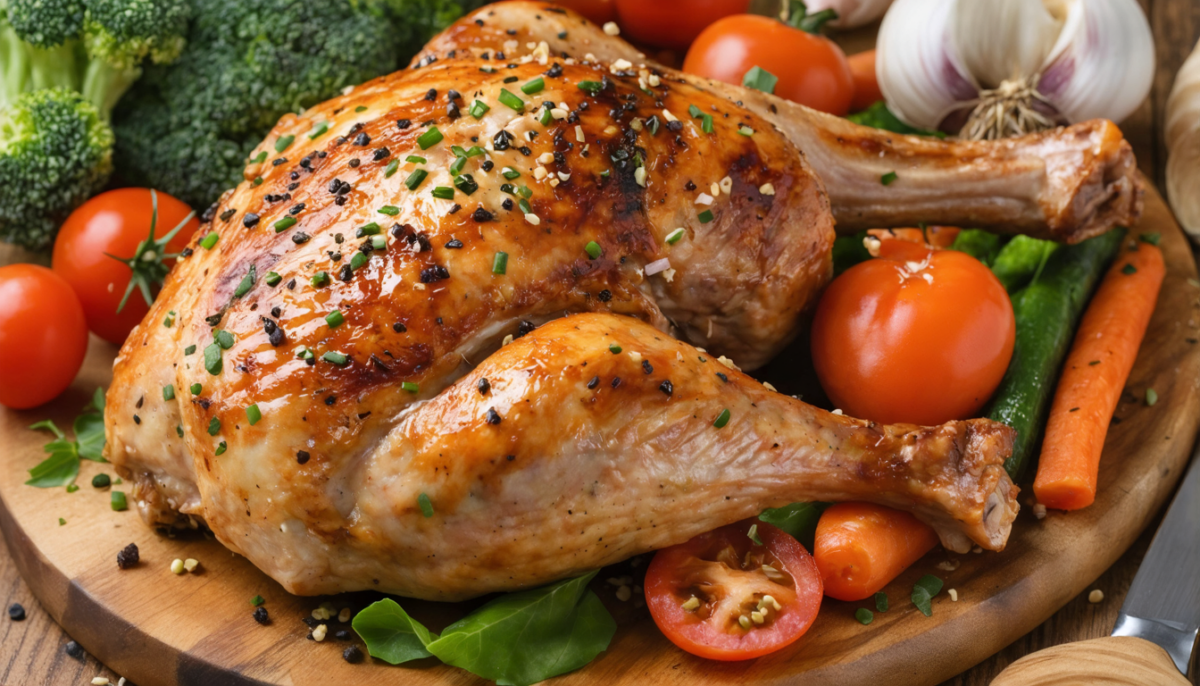 découvrez une recette simple et savoureuse de cuisse de dinde rôtie au four, parfaite pour un plat délicieux et convivial à partager en famille.