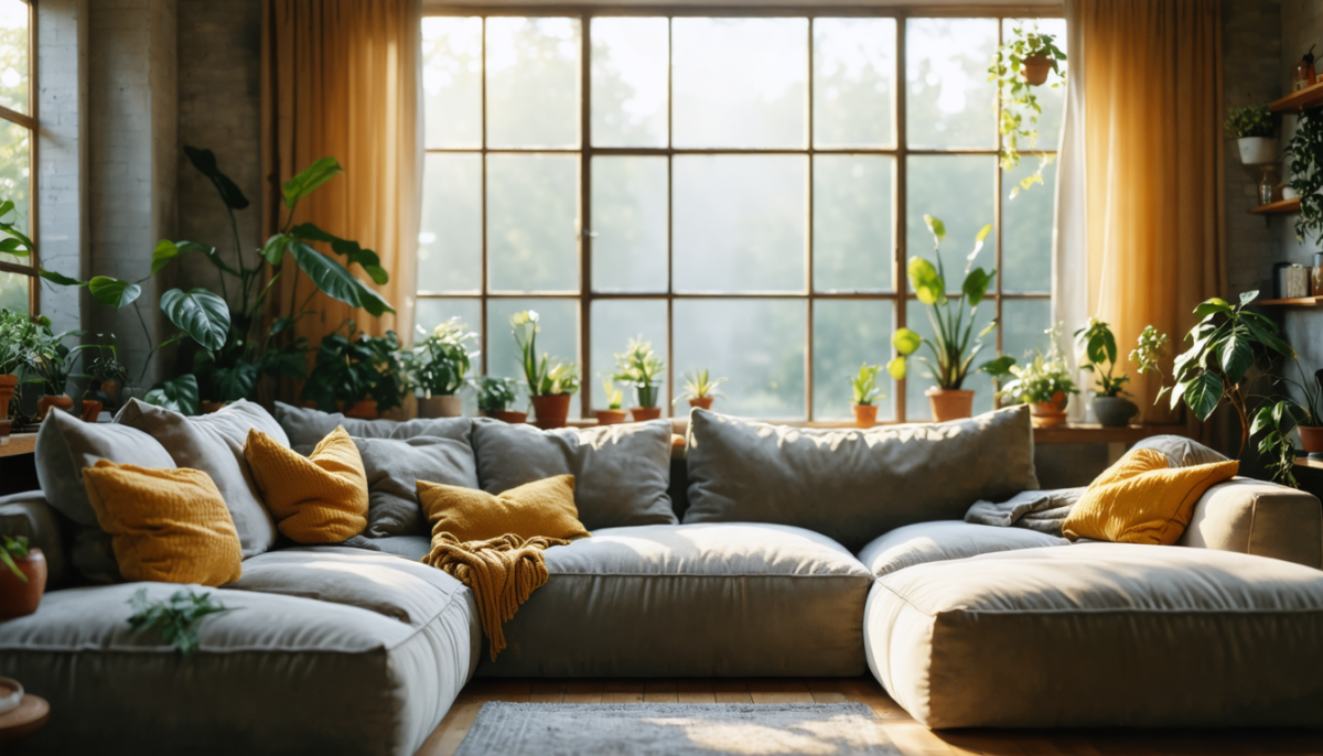 découvrez comment aménager votre canapé face à une baie vitrée pour profiter au maximum de la lumière naturelle et créer un intérieur chaleureux et convivial.