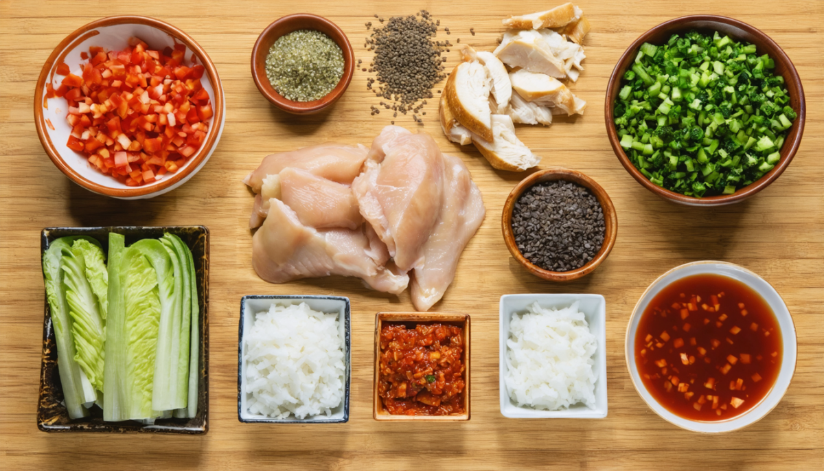 découvrez notre recette simple et rapide de poke bowl au poulet, une préparation savoureuse idéale pour un repas frais et équilibré à déguster en toute simplicité.