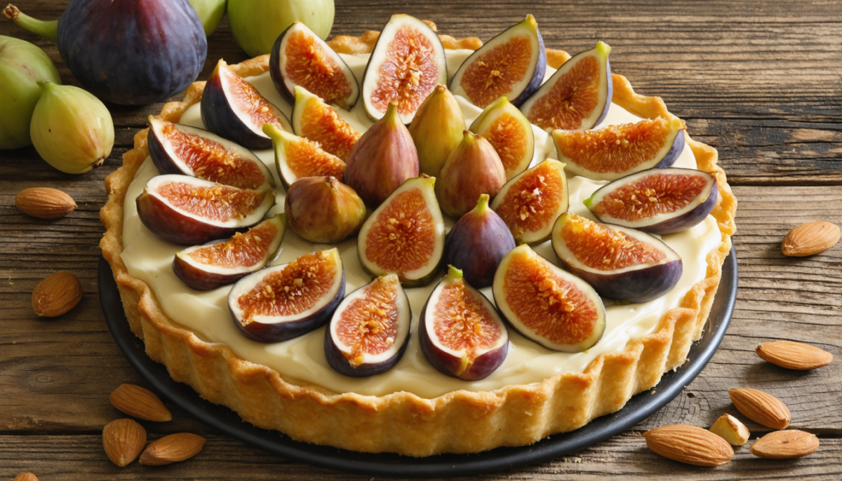 découvrez notre recette éprouvée de tarte aux figues fraîches, alliant croustillant de la pâte, fondant des figues et éclats d'amande pour un dessert irrésistible.
