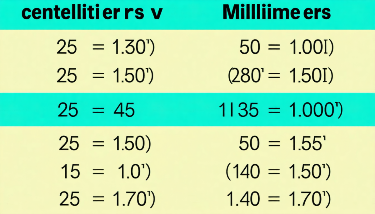 découvrez l'équivalence précise entre centilitres et millilitres, et comment convertir 33 cl en ml facilement.