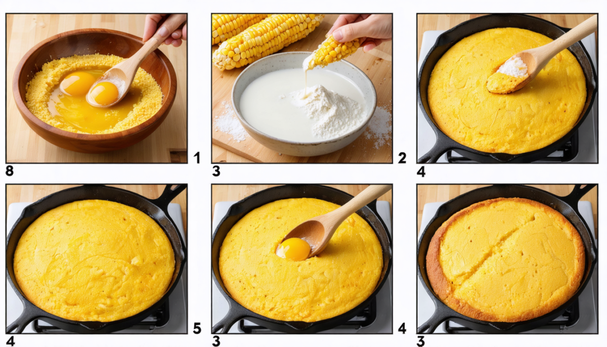 découvrez notre recette pas à pas pour préparer un délicieux pain au maïs maison, moelleux et savoureux, idéal pour accompagner vos plats.