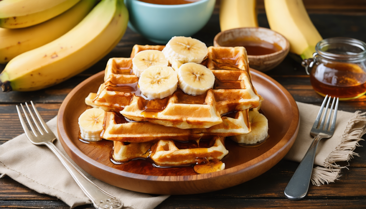 découvrez la recette simple et gourmande des gaufres moelleuses à la banane sur chicchew.fr, idéale pour un petit-déjeuner savoureux et original.