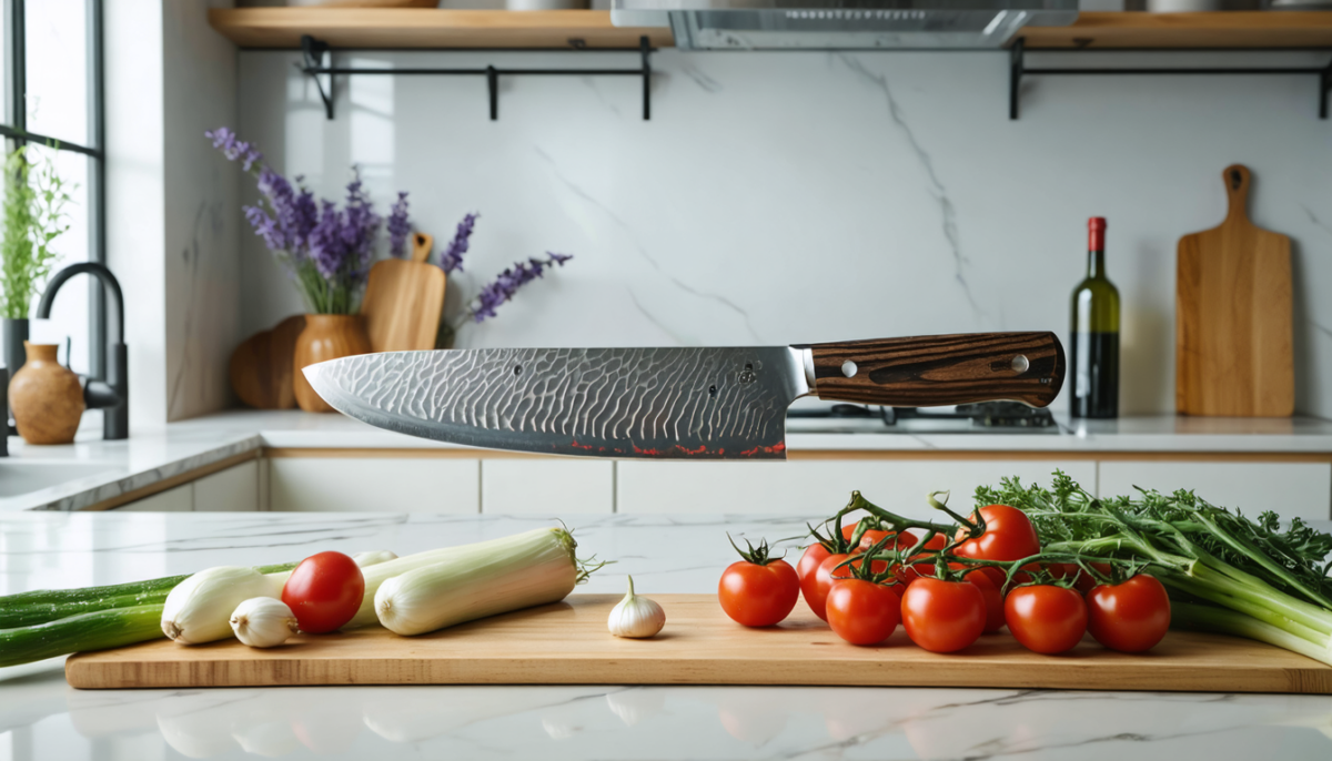 découvrez le santoku, ce couteau japonais polyvalent qui séduit de plus en plus les cuisines françaises par sa précision et sa qualité.