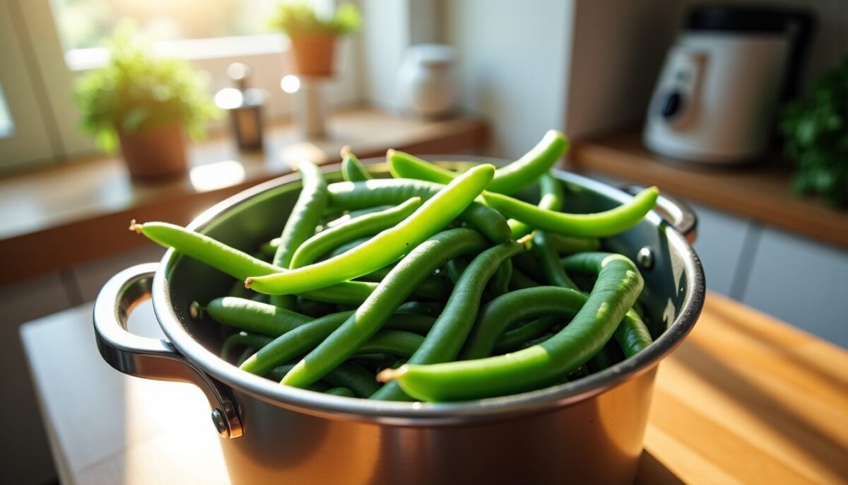 Cuisson express des haricots verts frais à la cocotte-minute : guide simple et efficace