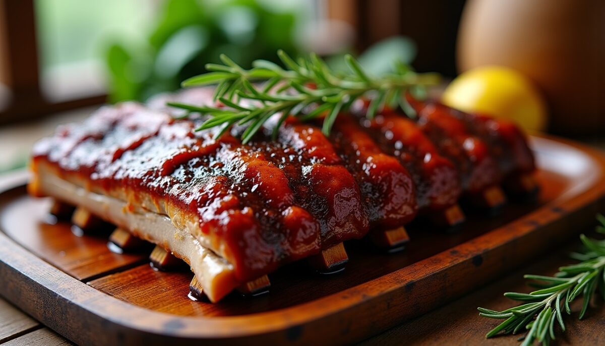 Travers de porc fondants : cuisson lente au four à basse température pour une tendreté parfaite