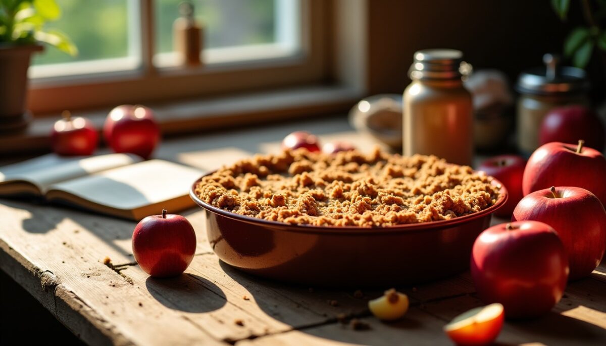 Délicieux crumble aux pommes : une recette simple et rapide pour tous les jours