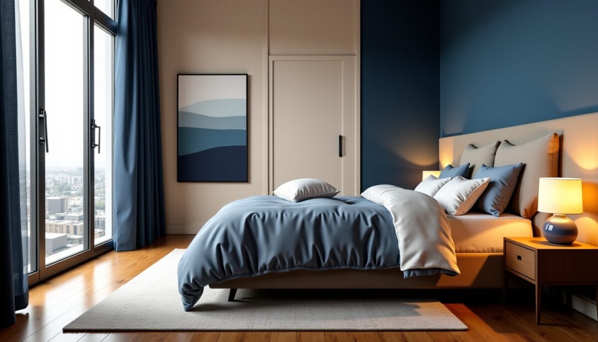 Chambre adulte en duo de couleurs : inspirations et astuces déco incontournables